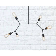 Imperium Light DNA E27 чорний 103685.05.05. Світильник підвісний