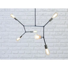 Imperium Light DNA E27 чорний, хром 103685.05.09. Світильник підвісний