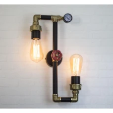 Imperium Light Industrial E27 чорний, латунь 104242.05.59. Бра