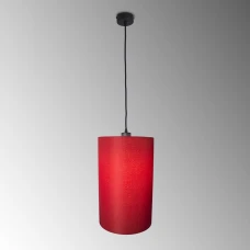 Imperium Light Cylinder E27 чорний, червоний 108140.16.05. Світильник підвісний