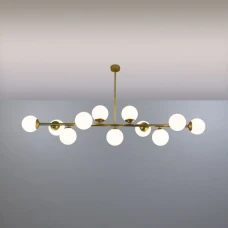 Imperium Light Frost E14 золото, білий 14011145.12.01. Пристельова люстра