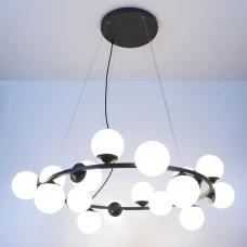 Imperium Light Frost E14 чорний, білий 14016100.05.01. Підвісна люстра