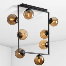 Imperium Light Frost E14 чорний, чорний дим 140962.05.69. Світильник підвісний