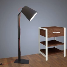 Imperium Light Helsinki E27 чорний, червоний 142130.05.16. Торшер