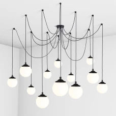 Imperium Light Quebec E14 чорний, білий 15712162.05.01. Світильник підвісний