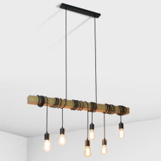 Imperium Light Woodland E27 чорний, бук 1586100.05.61. Світильник підвісний