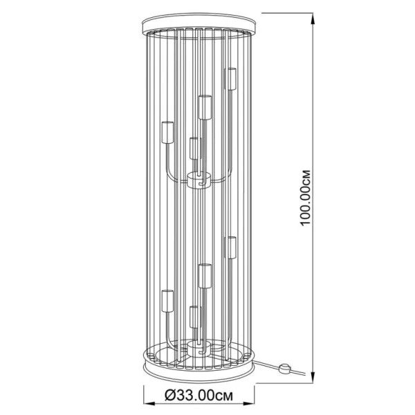Торшер Imperium Light Midas E27 мідь 1778100.49.49 - Фото 2