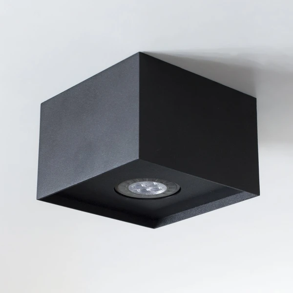 Світильник точковий накладний Imperium Light Scanno GU10 чорний 185112.05.05 - Фото 1