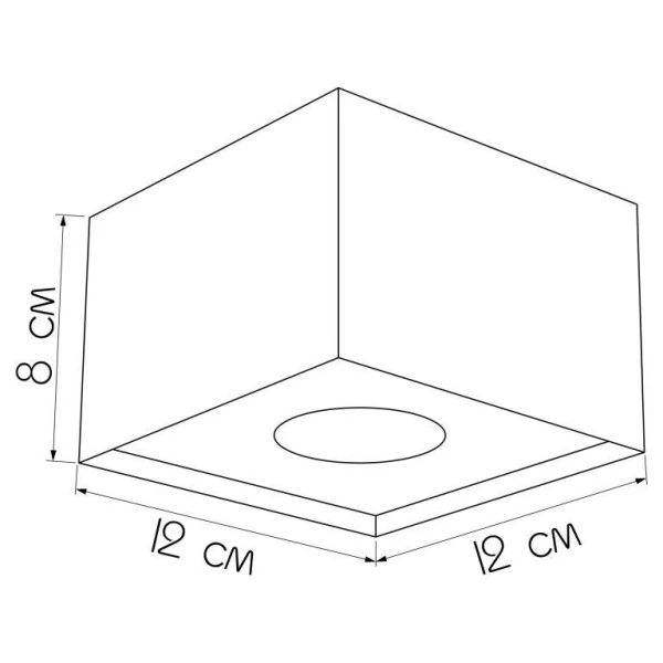 Світильник точковий накладний Imperium Light Scanno GU10 чорний, срібло 185112.05.22 - Фото 2