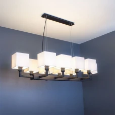 Imperium Light Lord E27 чорний, білий 18810117.05.01. Підвісна люстра