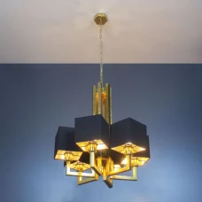 Imperium Light Lord E27 золота поталь, чорний 188655.60.05. Підвісна люстра