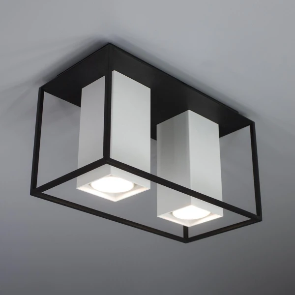 Світильник точковий накладний Imperium Light Tower GU10 чорний, білий 190126.05.01 - Фото 1