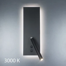 Imperium Light Diplomat 9,5 / 1,5 Вт 3000К чорний 200243.05.91. Бра