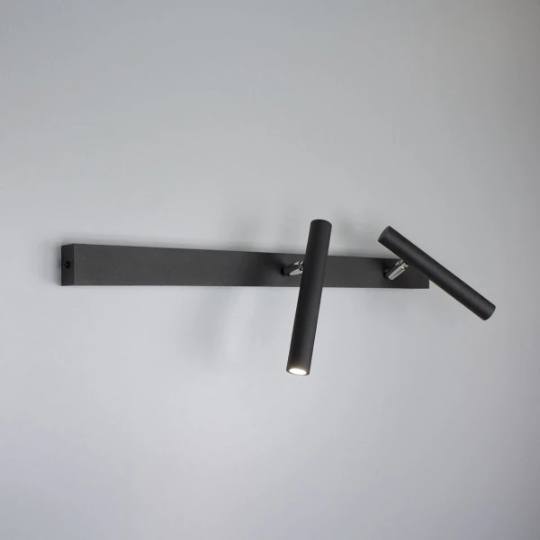 Бра Imperium Light Diplomat 2x1,5 Вт 3000К чорний, хром 200260.05.91 - Фото 3