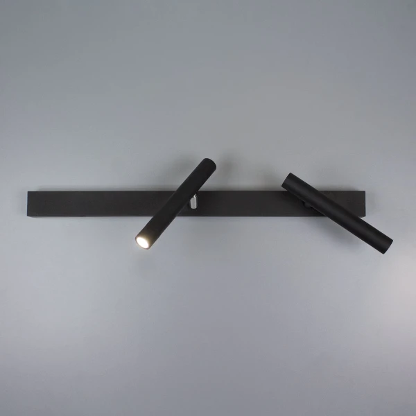 Бра Imperium Light Diplomat 2x1,5 Вт 4000К чорний, хром 200260.05.92 - Фото 4