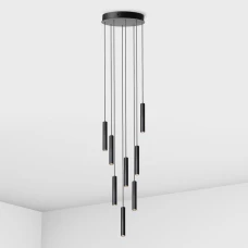 Imperium Light Diplomat 8x1,5 Вт 3000К чорний 200820.05.91. Світильник підвісний