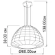 Підвісний світильник Imperium Light Igloo E27 білий 201160.01.01