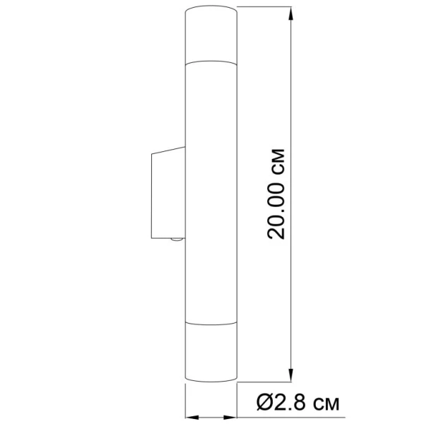Підсвітка стін Imperium Light Diplomat 2x1,5 Вт 4000К чорний 201220.05.92 - Фото 2