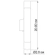 Підсвітка стін Imperium Light Diplomat 2x1,5 Вт 6000К чорний 201220.05.93
