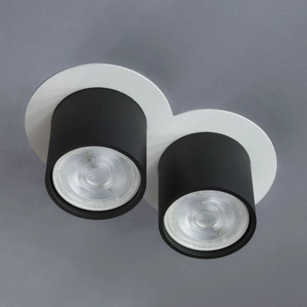 Точковий світильник врізний Imperium Light Vardo GU10 білий, чорний 21025.01.05 - Фото 1