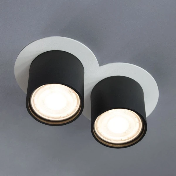 Точковий світильник врізний Imperium Light Vardo GU10 білий, чорний 21025.01.05 - Фото 3