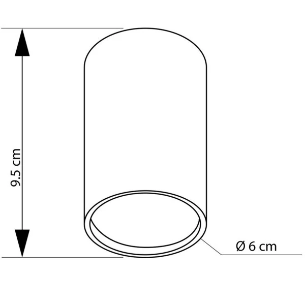 Світильник точковий накладний Imperium Light Accent GU10 латунь 25095.65.65 - Фото 2