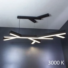 Imperium Light Snowflake 100 Вт 3000К чорний, білий 251170.05.91. Люстра світлодіодна