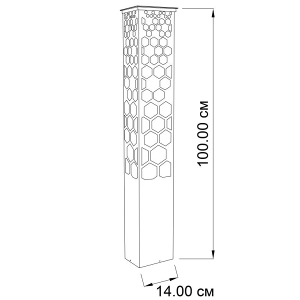 Світильник вуличний Imperium Light Manhattan T8 чорний, білий 2594100.05.01 - Фото 2