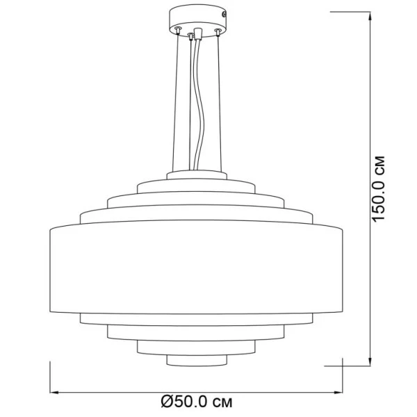 Люстра підвісна Imperium Light Zafira E27 білий 261150.01.01 - Фото 2