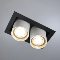 Imperium Light Goggles GU10 чорний, білий 27324.05.01. Світильник точковий врізний