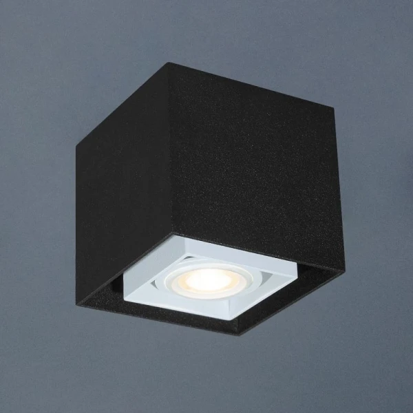 Світильник точковий накладний Imperium Light Max Boxter GU10 чорний, білий 28518.05.01 - Фото 3
