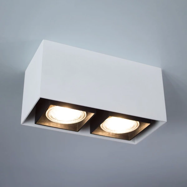 Світильник точковий накладний Imperium Light Max Boxter GU10 білий, чорний 285216.01.05 - Фото 1