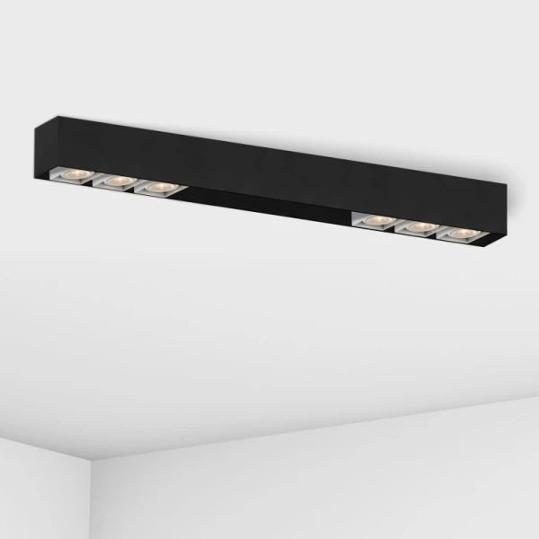 Світильник стельовий Imperium Light Max Boxter GU10 чорний, білий 28568.05.01 - Фото 1