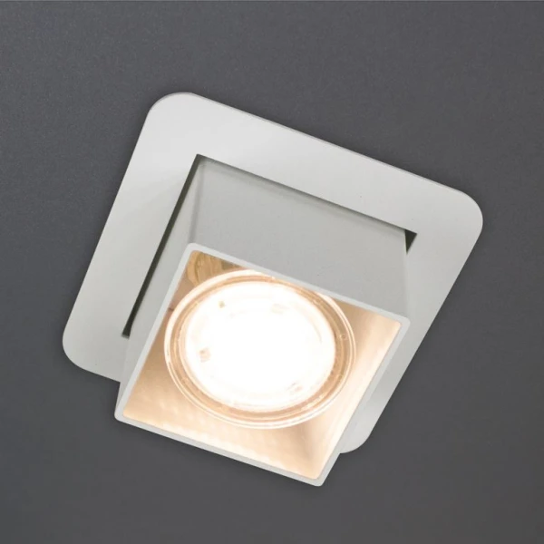 Точковий світильник врізний Imperium Light R2-D2 GU10 білий 30416.01.01 - Фото 1