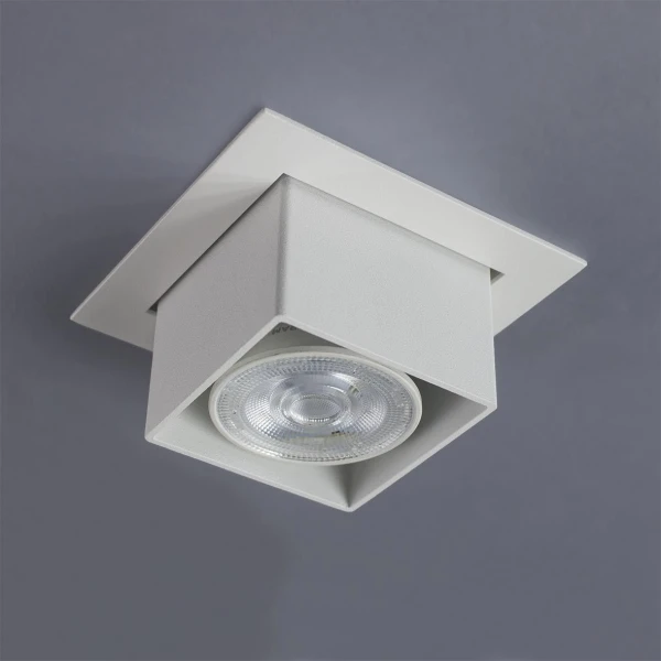 Точковий світильник врізний Imperium Light R2-D2 GU10 білий 30417.01.01 - Фото 1