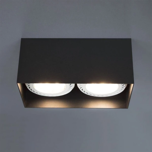 Світильник точковий накладний Imperium Light Hubble ES111/GU10 чорний 327224.05.05 - Фото 3