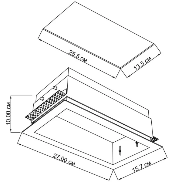 Точковий світильник врізний Imperium Light Hubble ES111/GU10 чорний 327227.05.05 - Фото 2