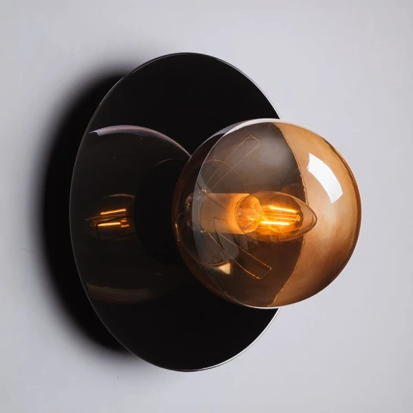 Бра Imperium Light Quest E14 чорний глянець, коричневий 341123.07.23 - Фото 1