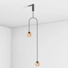 Imperium Light Leister Е14 чорний, карамель 349224.05.24. Світильник підвісний