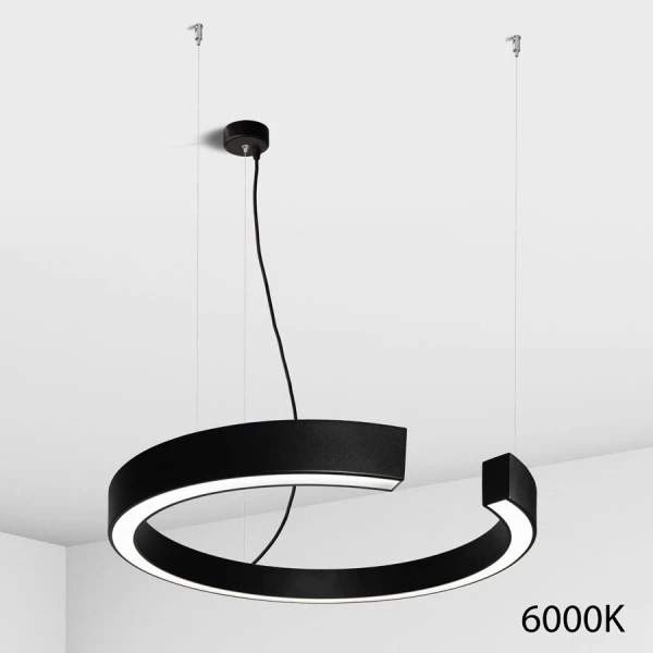 Люстра світлодіодна Imperium Light Sigma 28 Вт 6000К чорний, білий 393180.05.93 - Фото 1