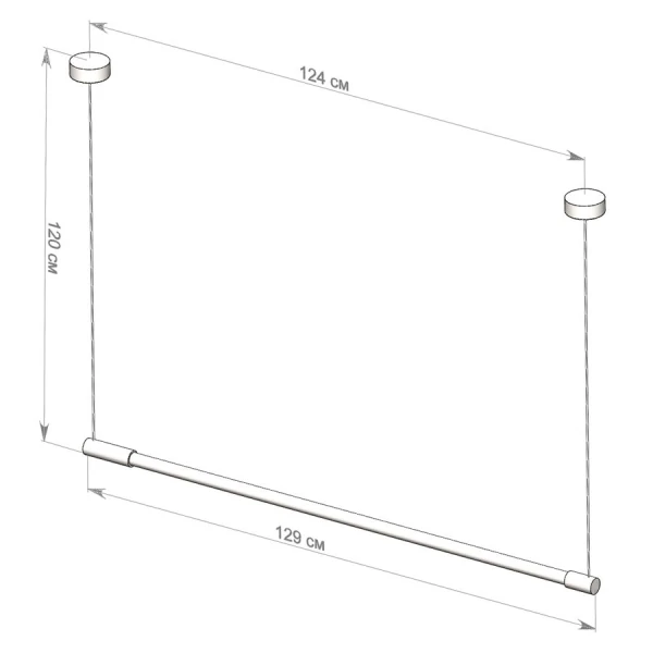 Світильник лінійний Imperium Light Jedi T8 4000К білий 3951120.01.92 - Фото 2