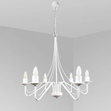 Imperium Light Lviv E27 білий 39670.01.01. Люстра свічка