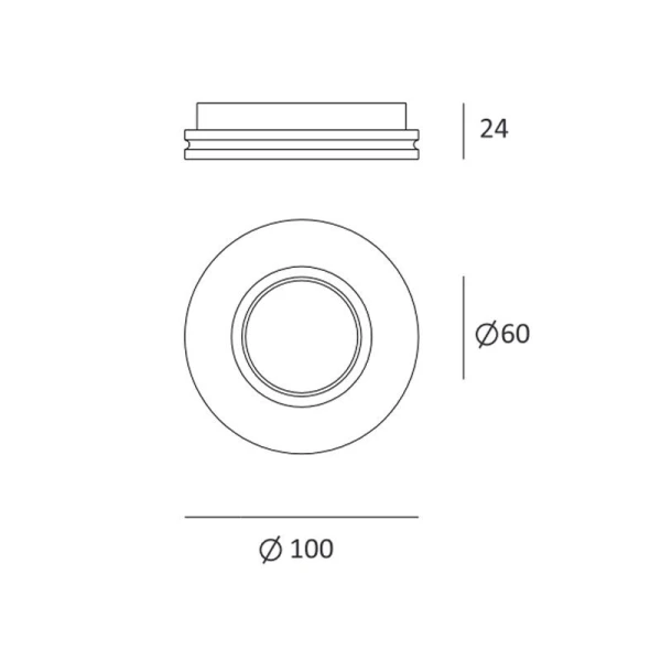 Точковий світильник врізний Imperium Light X-Сool GU10 білий 406110.01.01 - Фото 2