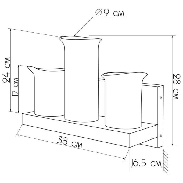 Бра Imperium Light Candelabrum Е14 мідна патина, білий 412328.67.01 - Фото 2
