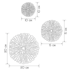 Imperium Light Dandelion G9 білий 416115.01.01. Бра