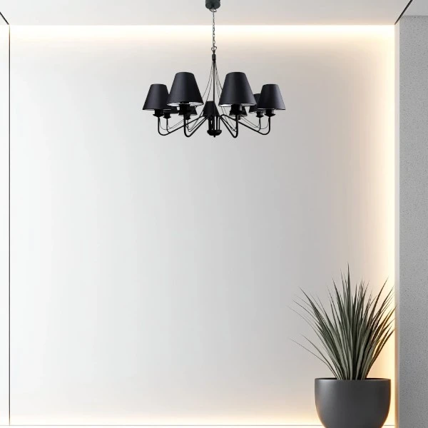 Люстра підвісна Imperium Light Night Lviv E27 чорний 41990.05.05 - Фото 2