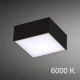 Світильник точковий накладний Imperium Light Quad 15 Вт 6000К чорний 424112.05.93