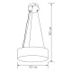 Люстра підвісна Imperium Light Washer 20 Вт 4000К чорний 425130.05.92
