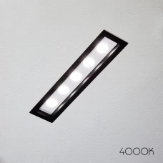 Imperium Light Express 7,5 Вт 4000К чорний, білий 441522.05.01.92. Світильник точковий врізний