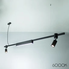 Imperium Light Twist інст. + GU10 6000К чорний 4443200.05.93. Світильник підвісний